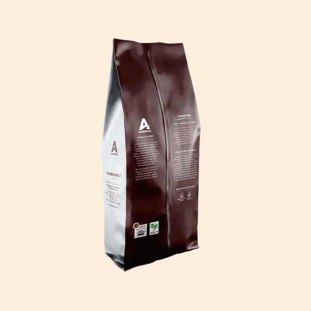 CAFÉ TORRADO EM GRÃOS AMERICA VENDING 1KG