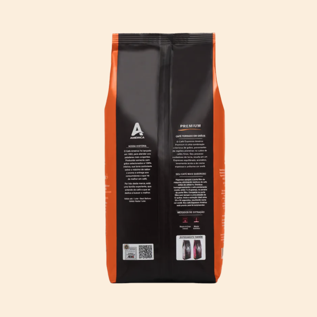 Café Torrado em Grãos América Premium - 1kg