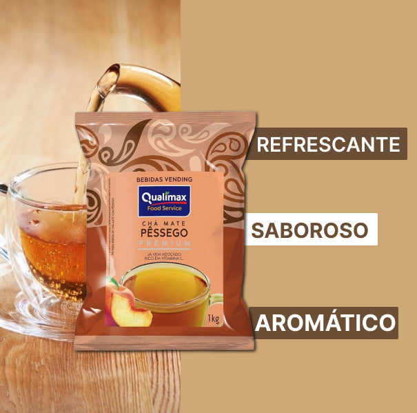 Mate Té Qualimax Sabor Melocotón