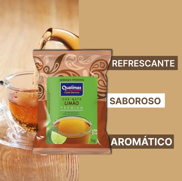 Chá Mate Sabor Limão Qualimax 1kg