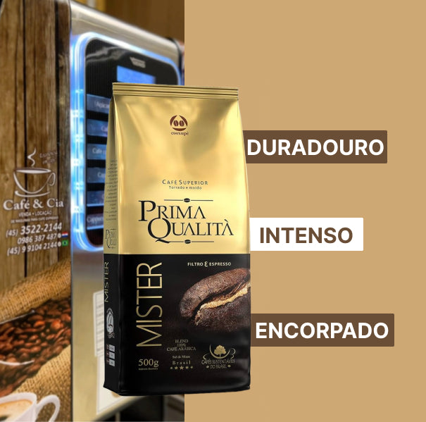 Café Torrado e Moído Prima Qualitá Mister 500g