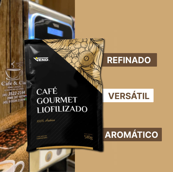 Café Gourmet Solúvel Liofilizado VEND 510g