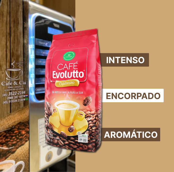 Café em Grãos Evolutto Espresso Cooxupé 1kg