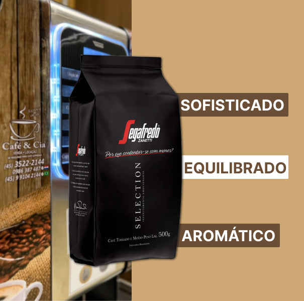 Café Torrado e Moído em Pó Segafredo Selection 500g